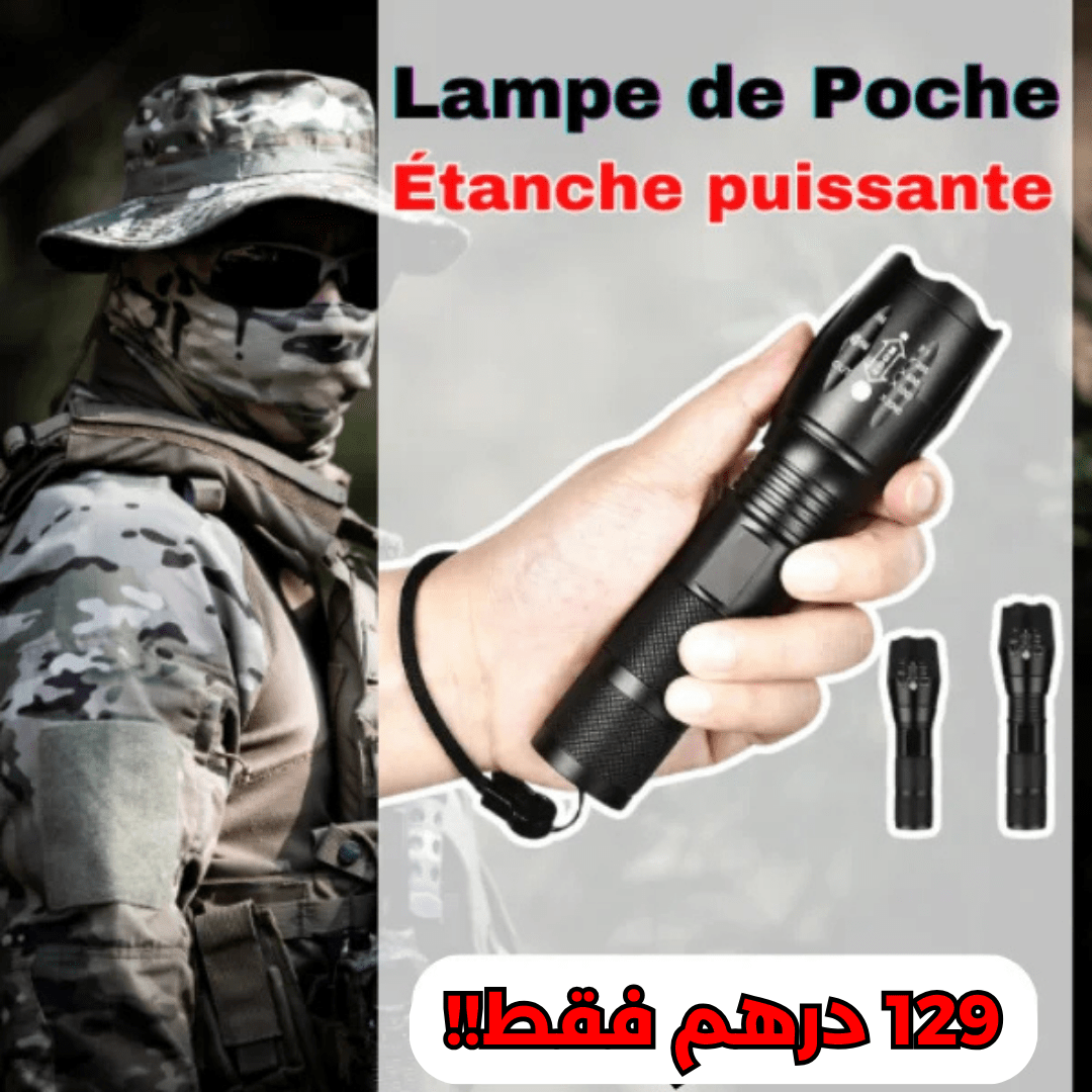 Lampe de Poche à Lumière Puissante