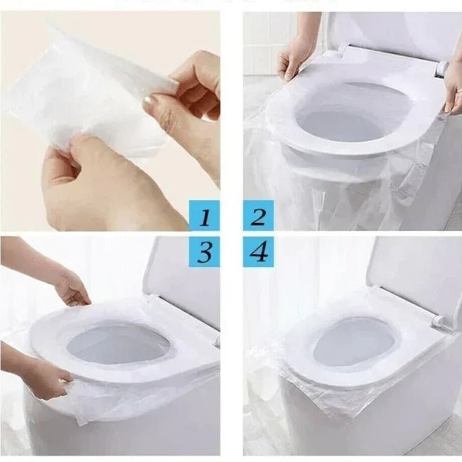 Housses de siège de toilette jetables - Image 2