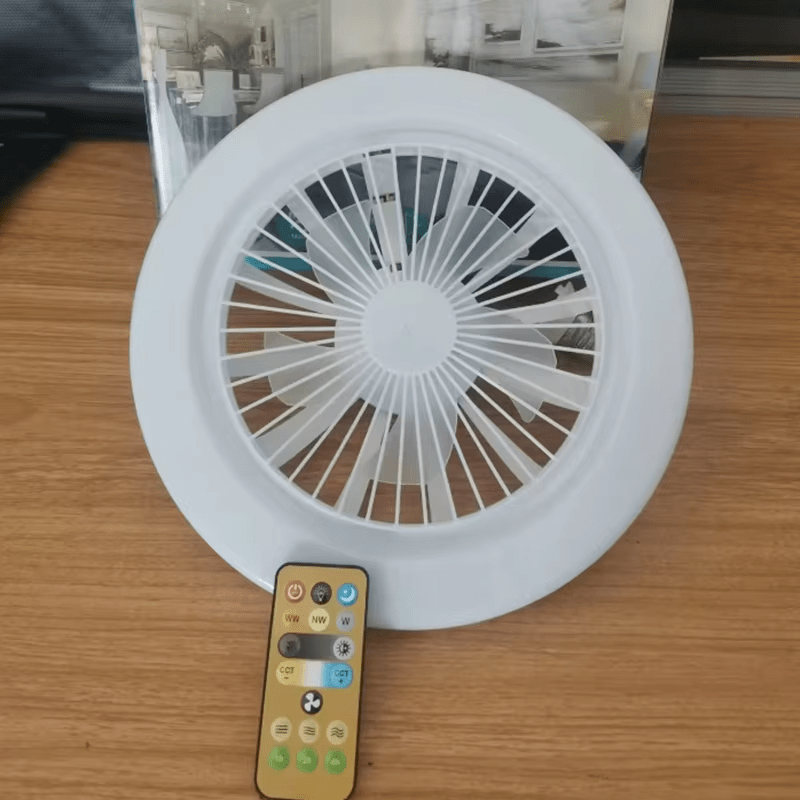 Ventilateur de plafond LED avec télécommande